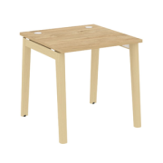 Офисная мебель Onix Wood Стол письменный OW.SP-0.8 Тиквуд светлый/Дуб светлый 780х800х750