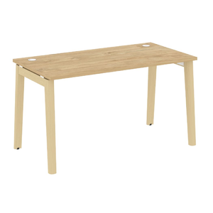 Офисная мебель Onix Wood Стол письменный OW.SP-3.7 Тиквуд светлый/Дуб светлый 1380х720х750