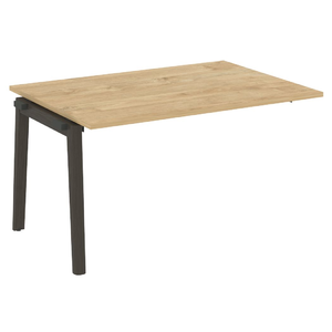 Офисная мебель Onix Wood Прох. наб. эл. переговорного стола OW.NPRG-3 Тиквуд светлый/Дуб тёмный 1380х980х750
