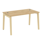Кабинет руководителя Onix Wood Direct Стол руководителя OW.SRR-3.8 Тиквуд светлый/Дуб светлый 1380х800х750