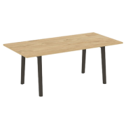 Кабинет руководителя Onix Wood Direct Стол переговорный OW.PRG-19 Тиквуд светлый/Дуб тёмный 1980х980х750