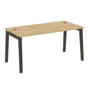 Кабинет руководителя Onix Wood Direct Стол руководителя OW.SRR-4.8 Тиквуд светлый/Дуб тёмный 1580х800х750