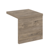 Ресепшн Onix Накладка прямая низкая О.R-NP.N-78.1 Тиквуд тёмный 320x327x297