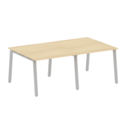 Офисная мебель Метал Систем Перег. стол (2 столешницы) на А-образном м/к БА.ПРГ-2.1 Акация Лорка/Серый 2000х1235х750 (146213)