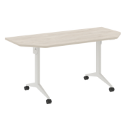 Офисная мебель X-Pull Стол складной мобильный X.M-7.T2 Денвер светлый/Белый 1580х720х753