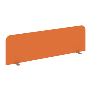 Офисная мебель Estetica Экран продольный ткань ES.TEKR.S-138 Orange/Латте металл 1380x18x410