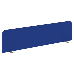 Офисная мебель Estetica Экран продольный ткань ES.TEKR.S-158 Royal Blue/Латте металл 1580x18x410