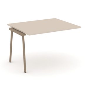 Офисная мебель Estetica Проходной наб. элемент перег. стола ES.NPRG-1.2-P Капучино/Латте металл 1180x980x750