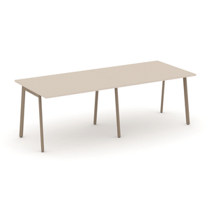 Офисная мебель Estetica Стол переговорный ES.PRG-2.2-P Капучино/Латте металл 2360x980x750