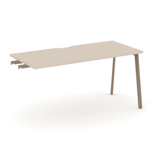 Офисная мебель Estetica Стол приставка к опорным тумбам ES.SPR-4-VP Капучино/Латте металл 1580x730x750