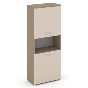 Офисная мебель Estetica Шкаф высокий широкий ES.ST-1.5 Латте/Капучино 800x420x1977
