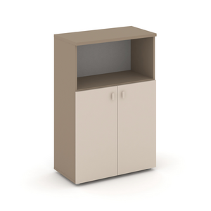 Офисная мебель Estetica Шкаф сред. широкий ES.ST-2.1 Латте/Капучино 800x420x1207