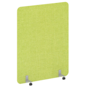 Офисные перегородки R-line soft Перегородка на роликах AP.R-136-180 Romeo 07/Серый металл 1360х18х1800