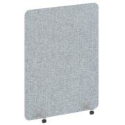 Офисные перегородки R-line soft Перегородка на роликах AP.R-136-180 Romeo 13/Серый металл 1360х18х1800