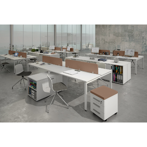 Офисные перегородки SOFToffice ткань микровелюр Latte