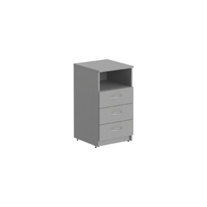 Офисная мебель Simple Тумба приставна SC-3D.1 Серый 407х450х760