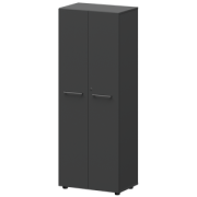 Кабинет руководителя Кортез Шкаф для одежды KZS-46 Графит 598х380х1595