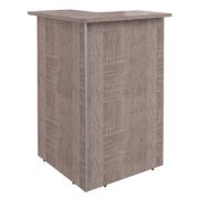 Ресепшн Декс (Dex) Модуль стойки угловой левый DMC 88(L) Дуб Сонома 800х800х1200