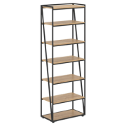 Офисная мебель Loftis Стеллаж LMHC 80 Дуб Бофорд/Черный 800х430х2253