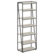 Офисная мебель Loftis Стеллаж LMHC 80 Сосна эдмонт/Черный 800х430х2253