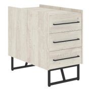 Офисная мебель Loftis Тумба приставная LLC-3D.A Сосна эдмонт/Черный 461х800х750