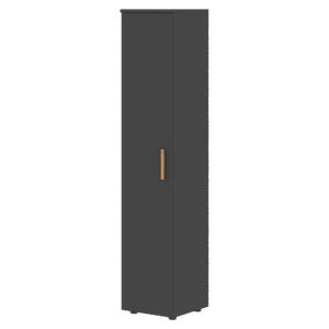 Офисная мебель Forta Шкаф колонка с глухой дверью FHC 40.1(L) Черный Графит 404х429х1983