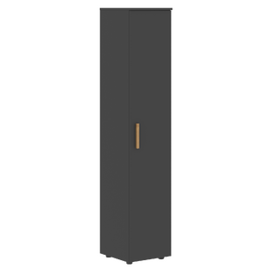 Офисная мебель Forta Шкаф колонка с глухой дверью FHC 40.1(R) Черный Графит 404х429х1983