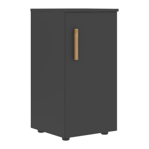 Офисная мебель Forta Шкаф колонка с глухой малой дверью FLC 40.1(R) Черный Графит 404х429х819