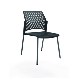 Офисный стул REWIND Kаркас черный/сиденье, спинка Пластик black 500x555x830