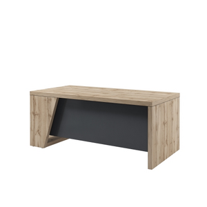 Кабинет руководителя Torston Стол руководителя прямой T-118Л Дуб Вотан/Антрацит 1800x900x750