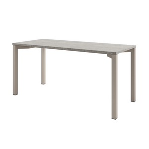 Офисная мебель Solution Стол одиночный на металлокаркасе D-32 Бетон Чефалу/Кашемир 1600x700x750