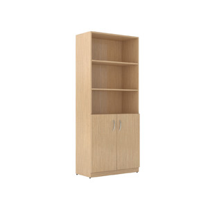 Офисная мебель Simple Шкаф полуоткрытый SR-5W.5 Легно светлый 770х375х1817