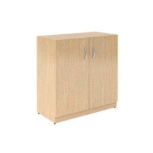 Офисная мебель Simple Шкаф широкий низкий с дверями SR-2W.1 Легно светлый 770х375х790