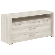 Кабинет руководителя Torr-Z Тумба с фригобаром TTF-3D.1A Сосна Эдмонт 1640x550x800