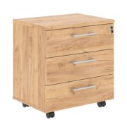 Кабинет руководителя Torr-Z Тумба мобильная TMC-3D.1A Дуб Бофорд 465x452x650