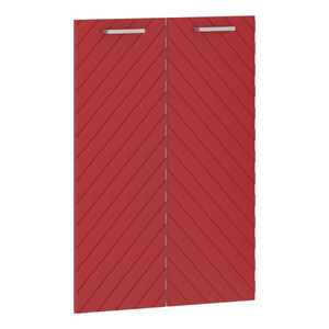Кабинет руководителя Torr-LUX Двери средние TLMD 42-2 Красный 846x18x1132