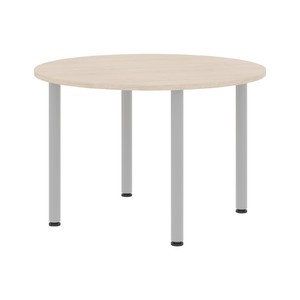 Офисная мебель Xten Конференц-стол круглый XRT 120 Бук Тиара/Алюминий 1200x1200x750