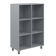 Офисная мебель Offix-new Стеллаж средий широкий OMC-87 Металлик 874х450х1329