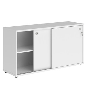Офисная мебель Xten Шкаф-купе низкий XLC 1443 Белый 1406x430x750