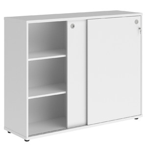 Офисная мебель Xten Шкаф-купе средний XMC 1443 Белый 1406x430x1115