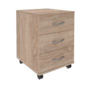 Офисная мебель Simple Тумба подкатная SC-3M.1 Дуб Сонома светлый 412х450х566