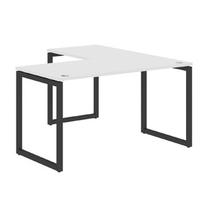 Офисная мебель Xten-Q Стол угловой XQCT 1415 Белый/Антрацит 1400x1500x750