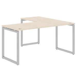 Офисная мебель Xten-Q Стол угловой XQCT 1615 Бук Тиара/Алюминий 1600x1500x750