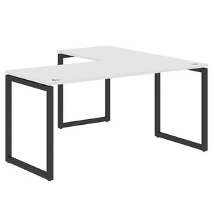 Офисная мебель Xten-Q Стол угловой XQCT 1615 Белый/Антрацит 1600x1500x750