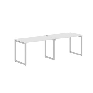 Офисная мебель Xten-Q Стол 4-х местный XQWST 2470 Белый/Алюминий 2400x700x750