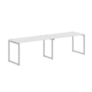 Офисная мебель Xten-Q Стол 2-х местный XQWST 2870 Белый/Алюминий 2800x700x750