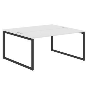 Офисная мебель Xten-Q Стол 2-х местный XQWST 1614 Белый/Антрацит 1600x1400x750