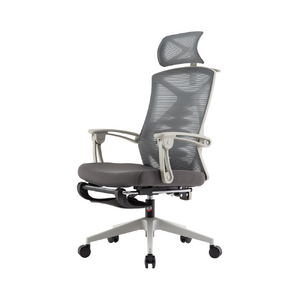 Кресло эргономичное LuxAlto M92B-F Ткань/сетка Серая