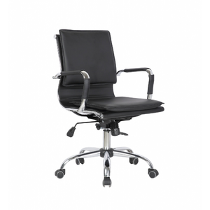 Офисное кресло College CLG-617 LXH-B Black Экокожа черная