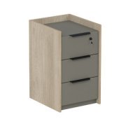 Офисная мебель Magnetic Тумба подкатная, с ящиками 15ТПЯ.604 Okwood/Terra 400х460х670